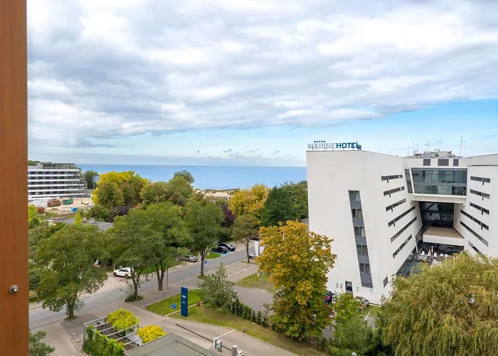 Lejlighed Apartamentyprzymorzu Olympic Park Z Prywatnym Tarasem Z Widokiem Na Morze