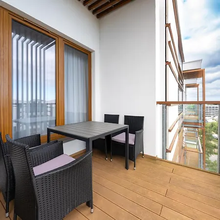 公寓 Apartamentyprzymorzu Olympic Park Z Prywatnym Tarasem Z Widokiem Na Morze *
