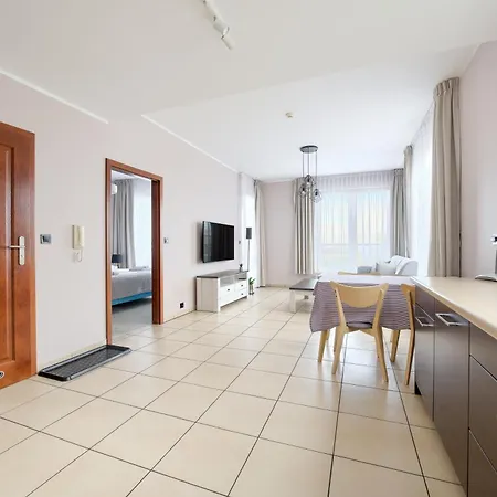 公寓 Apartamentyprzymorzu Olympic Park Z Prywatnym Tarasem Z Widokiem Na Morze 科沃布热格