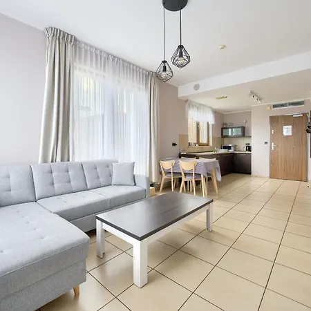 Apartamentyprzymorzu Olympic Park Z Prywatnym Tarasem Z Widokiem Na Morze Appartamento Kołobrzeg