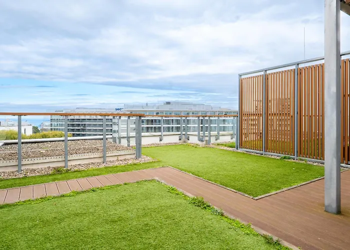 Apartamentyprzymorzu Olympic Park Z Prywatnym Tarasem Z Widokiem Na Morze Appartement Kołobrzeg